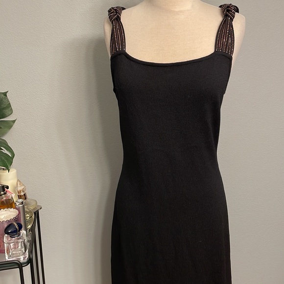 ST JOHN Black Evening Dress size 8 - Picture 8 of 10